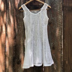 Vintage 80’s 90’s Knitted Bathing Suit Cover up!